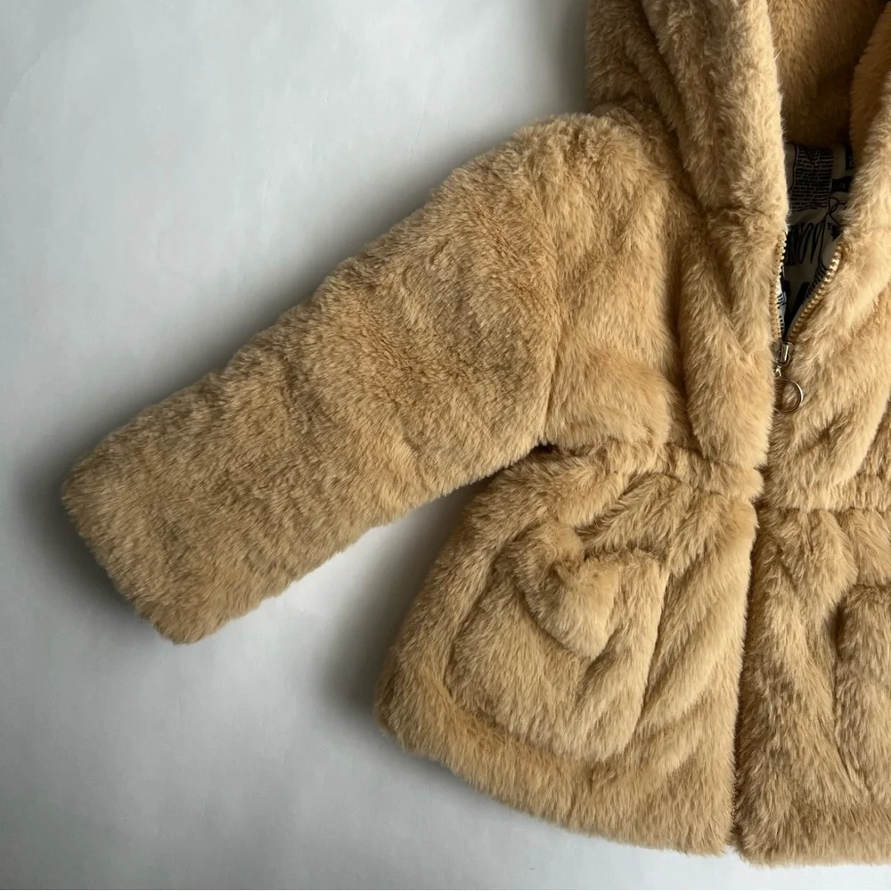 Teddy Bear Winter Coat Size 100 (SHEIN 3T)